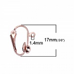 Support Boucle d'oreille Clip N°04 x 5 Paires