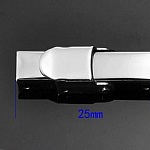 Fermoir clip griffe pour cuir 05 mm de large