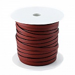 Cuir reconstitué Rouge 10 mm par 1 mètre