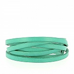 Cuir Émeraude de 06 mm Lisse par 20 cm