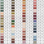 Fils à broder Anchor mouliné coloris 1037