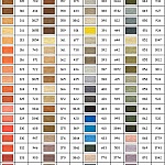 Fils à broder Anchor mouliné coloris 0347