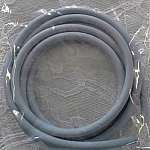1 mètre cordon Pvc Creux 4 mm Gris Foncé Pastel