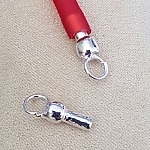 lot 10 Fermoirs pour cordon Pvc Creux 5 mm