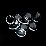 Cabochon Ovale 15 x 20 mm en verre loupe transparent N°18 par 2 pièce