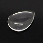 Cabochon Goutte 13 x 18 mm en verre loupe transparent N°24