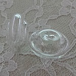 5 Boules en verre Plate N°06 à remplir