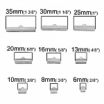 20 Fermoirs griffe 30 x 8 mm Argent