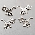 Breloque Chat N°21 x 4 pièces