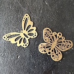 Estampe filigrane Bronze papillon N°06