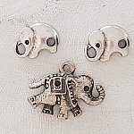 Breloque Éléphant N°06 x 3 pièces