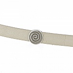 Passant 10 mm en Zamak N°06 Argent