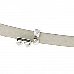 Passant 10 mm en Zamak N°24 Argent