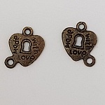 Breloque cadenas serrure N°10 Cuivre