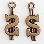 Breloque Dollar N°02 Bronze
