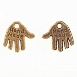 Breloque Main 'MADE HAND' N°01 Bronze