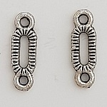 Breloque Barre 2 anneaux N°03 Argent 