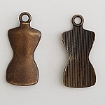 Breloque Vêtement Buste N°01 Bronze