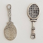 Breloque Raquette de Tennis Sport N°01 Argent