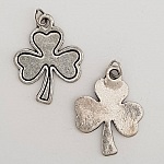 Breloque Fleur Métal N°049 Argent