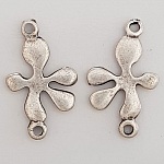 Breloque Fleur Métal N°076 Argent