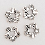 Breloque Fleur Métal N°108 Argent
