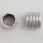 Perle passant tube Argent N°08