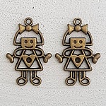 Breloque Enfant N°53 Fille Bronze
