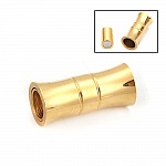 Fermoir aimanté Inoxydable 06 mm Doré N°06