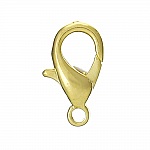 10 Fermoirs Mousqueton 10 x 06 mm doré