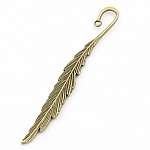 Marque page N°01 plume Bronze