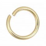 20 Anneaux de jonction ouvert 06 mm Inoxydable doré