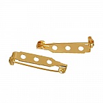1 Support Broche 27mm  N°01 Doré