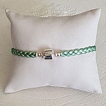 Bracelet Clip Européen tressé Uni 03 DU 15 AU 23 CM Sylvergreen