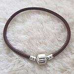 Bracelet Clip Européen lisse Uni 01 DU 15 AU 23 CM Marron