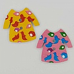 Bouton bois robe N°02-04 x 2 pièces
