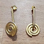 Bélière spirale PM Doré