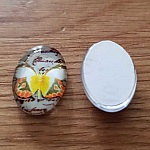 Cabochon Ovale 13 x 18 mm Papillon N°04