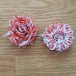 Fleur Tissus effilochée Fantaisie N°06