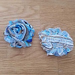 Fleur Tissus effilochée Fantaisie N°55