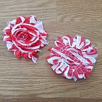Fleur Tissus effilochée Fantaisie N°62