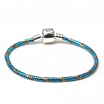 Bracelet Clip Européen 19 cm fermoir Lisse N°27-01