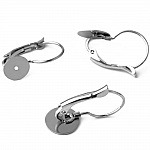 support acier inoxydable boucle d'oreille 10 mm N°08