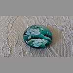 cabochon rond en verre 20mm fleur 01-036 