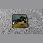 cabochon carré en verre 30mm 029 