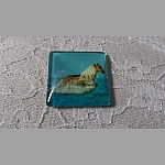 cabochon carré en verre 30mm 022 