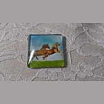 cabochon carré en verre 30mm 014 