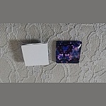 cabochon carré en verre 25mm 034 