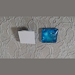 cabochon carré en verre 25mm 019 