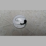 cabochon rond en verre 20mm chat 014 